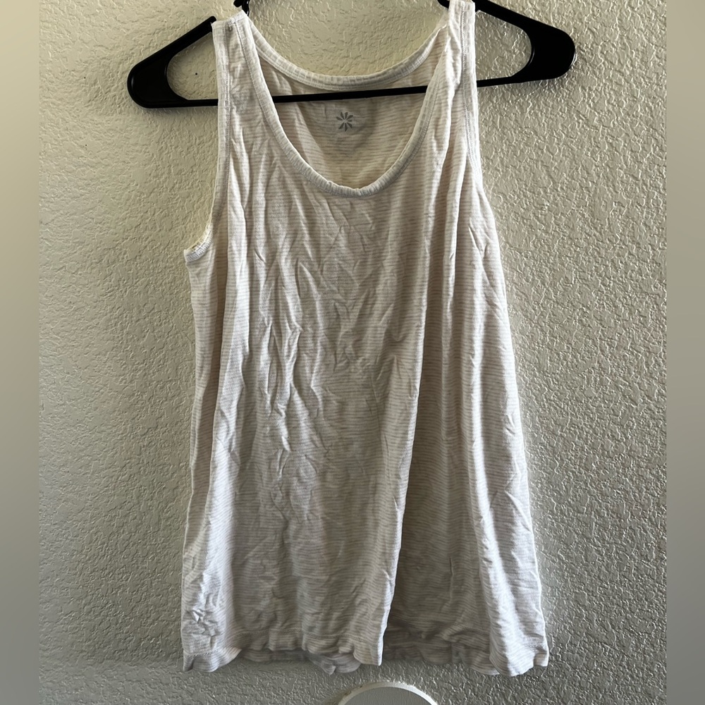 Unknown brand white tank, size M